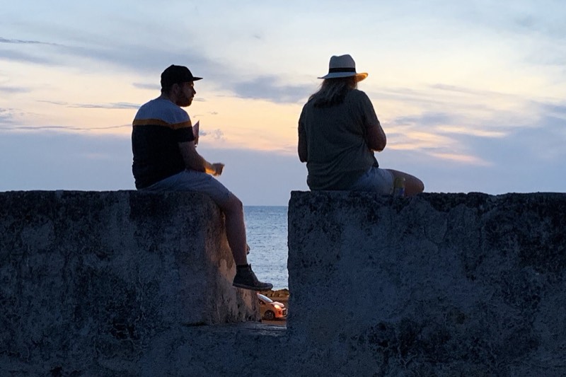 Dusk over Cartagena de Indias